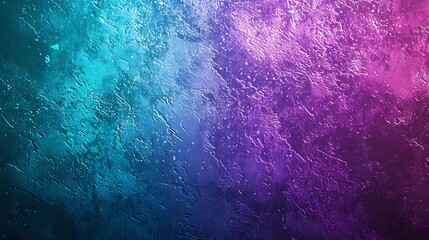 Wall Mural - Abstract background featuring a gradient of purple and teal colors with a grainy noise texture. Suitable for posters, banners, and digital designs needing a modern and vibrant touch.
