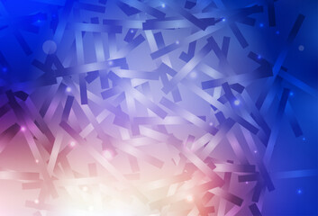Wall Mural - light blue, yellow vector texture with colored lines.