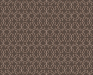 Wall Mural - seamless brown art deco pattern vector