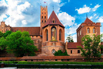 Wall Mural - Malbork Castle, capital of the Teutonic Order in Poland	