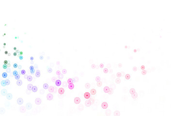 Wall Mural - light multicolor vector backdrop with dots.