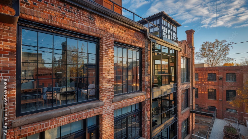 historic renovation project where a 19th-century brick factory is ...