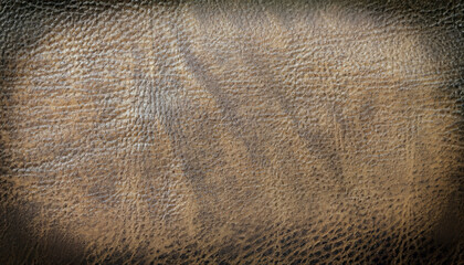 Canvas Print - brown leather texture