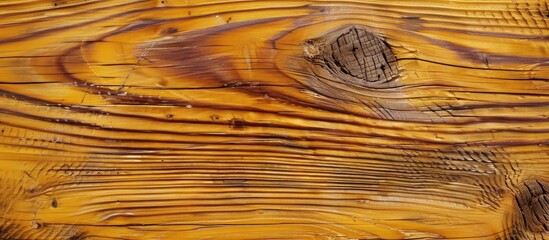 Canvas Print - Detailed close-up of a yellow wood furniture texture providing a copy space image.