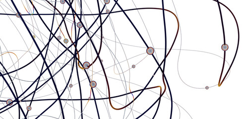 Fototapete -  people network structure HR - Human resources management and recruitment