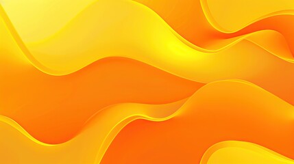 Wall Mural - Abstract Orange and Yellow Wavy Background