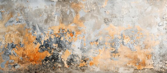 Wall Mural - Aged cement wall with abstract texture for copy space image.