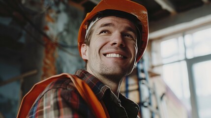 Sticker - Construction worker on site