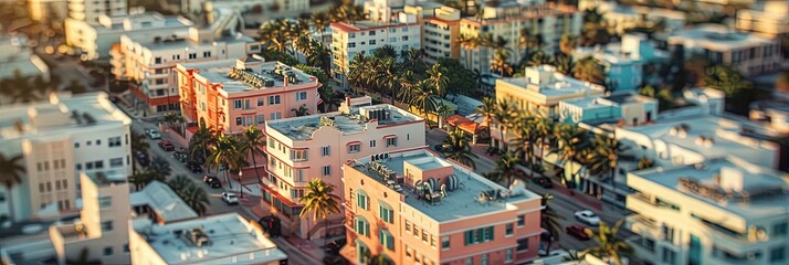 Wall Mural - South Beach neighborhood 