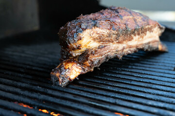 Canvas Print - BBQ beef rib