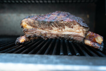 Canvas Print - BBQ beef rib