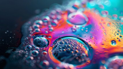 Wall Mural - Abstract Colorful Bubbles