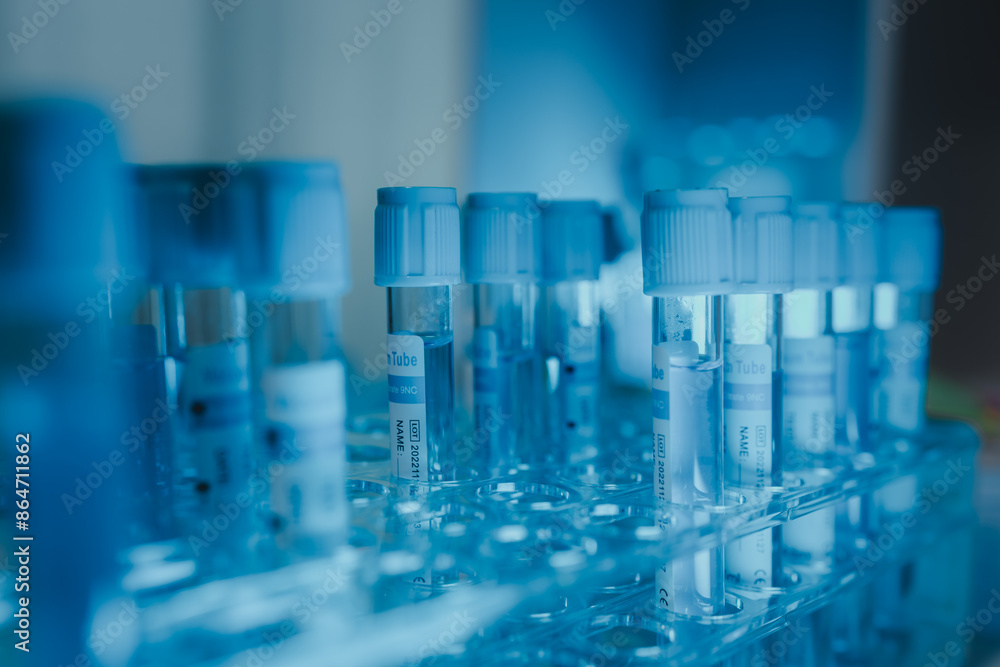There is a lot of equipment in the lab, the atmosphere inside the ...