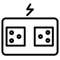 Sticker - Cable Connection Industry Line Icon