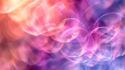 Poster - A colorful, abstract background with pink and purple swirls