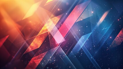 Aufkleber - A colorful abstract background with a lot of different shapes and colors