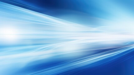 Abstract Blue and White Swirling Lines Background