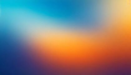 abstract blur orange and blue gradient background with soft transitions and vibrant hues, evoking a 