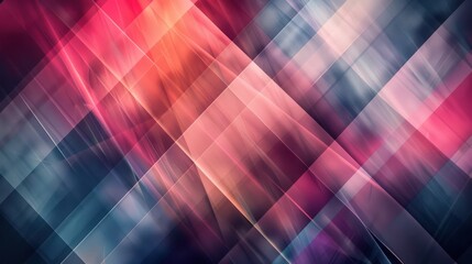 Wall Mural - A colorful abstract pattern with a blue and pink background