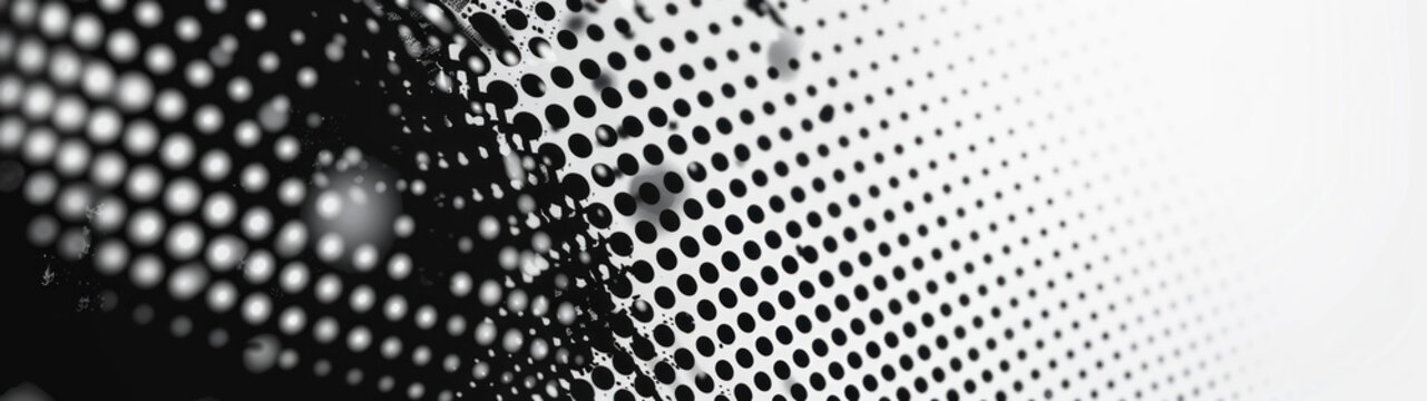 Abstract Halftone Dotted Background, Grunge Effect