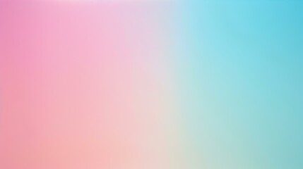 Sticker - Gradient light blue to pink abstract banner