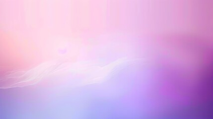 Canvas Print - Gradient light purple to pink abstract banner