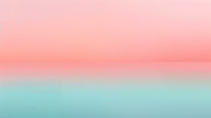 Gradient light azure to salmon abstract banner