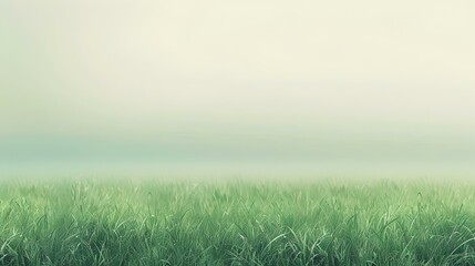 Canvas Print - grass and sky