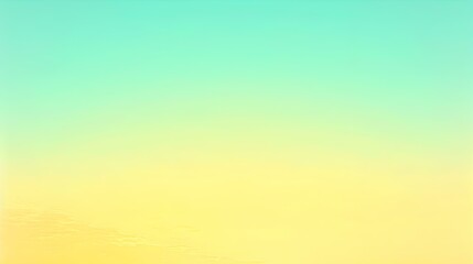 Poster - Gradient light lemon chiffon to sea abstract background