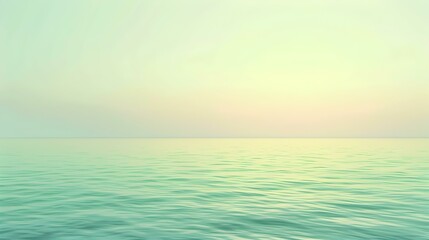 Canvas Print - Gradient light to sea banner