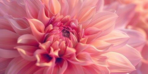 Canvas Print - A close up of a pink flower with a pink background. The flower is the main focus of the image, and it is a beautiful and delicate flower