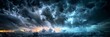 © Gophotograph - Captivating image of a thunderstorm, showcasing lightning and rain against dark clouds in a powerful display of nature's energy