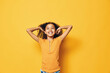 © SHOTPRIME STUDIO - Woman fashion background young beauty children girl female yellow girl childhood little person portrait cute