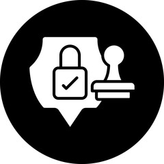 Sticker - Privacy Legislation Icon Style