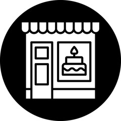 Canvas Print - Bakery Shop Icon Style