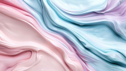 Poster - Swirling pastel abstract background