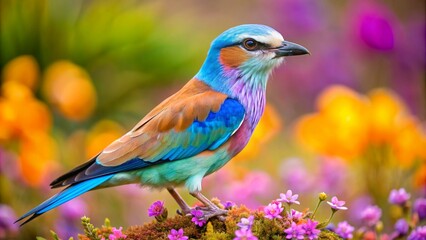 Wall Mural - European Roller, The Azure Adventurer bird