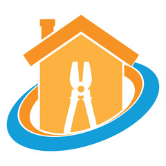 Sticker - Home Renovation Icon Logo