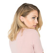 © Rawpixel.com - Blonde woman png clipart, side profile, transparent background