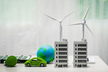 a high-rise condo promotes solar rooftops to reduce central electricity costs and seamlessly integra