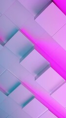 Wall Mural - blue and gray background. design. bright squares tightly glued together in 3d format are separated a