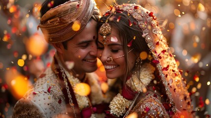Weddings celebrate love and happiness.