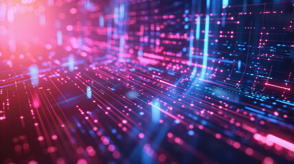 technology background, future, purple blue lights, cyberpunk wallpaper