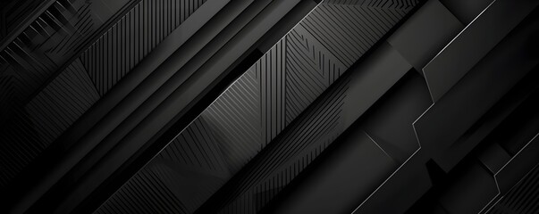 Black background with diagonal lines and subtle geometric patterns for a sleek, modern look