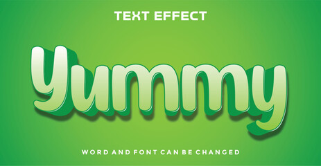 Poster - Yummy editable text effect