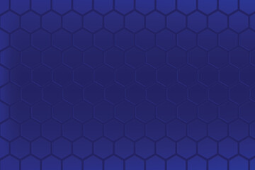 Wall Mural - Blue futuristic hexagon abstract background. EPS10
