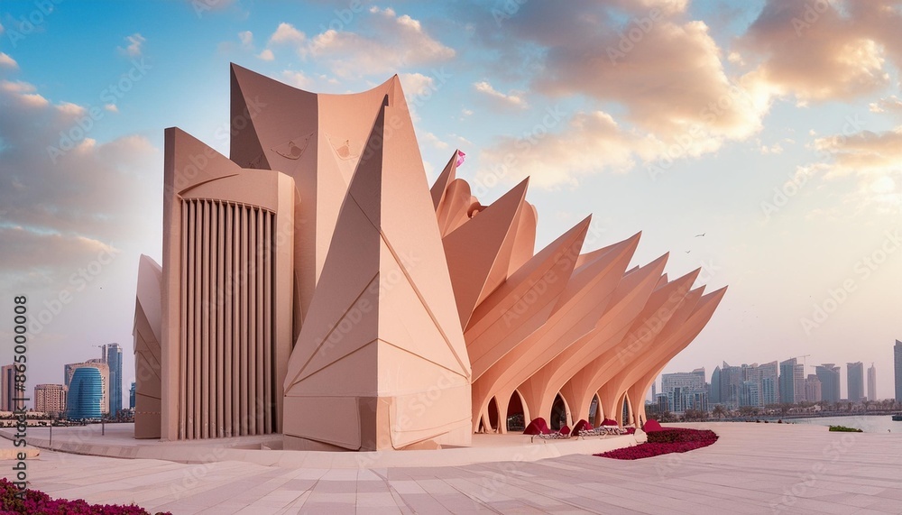 Stock-Foto „Showcase the modern architecture of the National Museum of ...