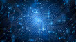 © Stock28 - abstract circuit board with glowing digital technology background motherboard illustration,technology concept,generative ai