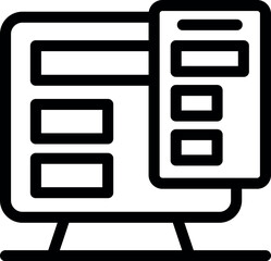 Software developer is programming a web page using a computer app