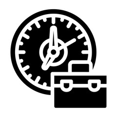 Sticker - Job time Icon